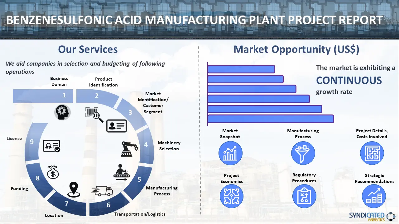 Benzenesulfonic Acid Manufacturing Plant Project Report